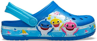 Crocs Baby Shark Band Clog Blue Slipper