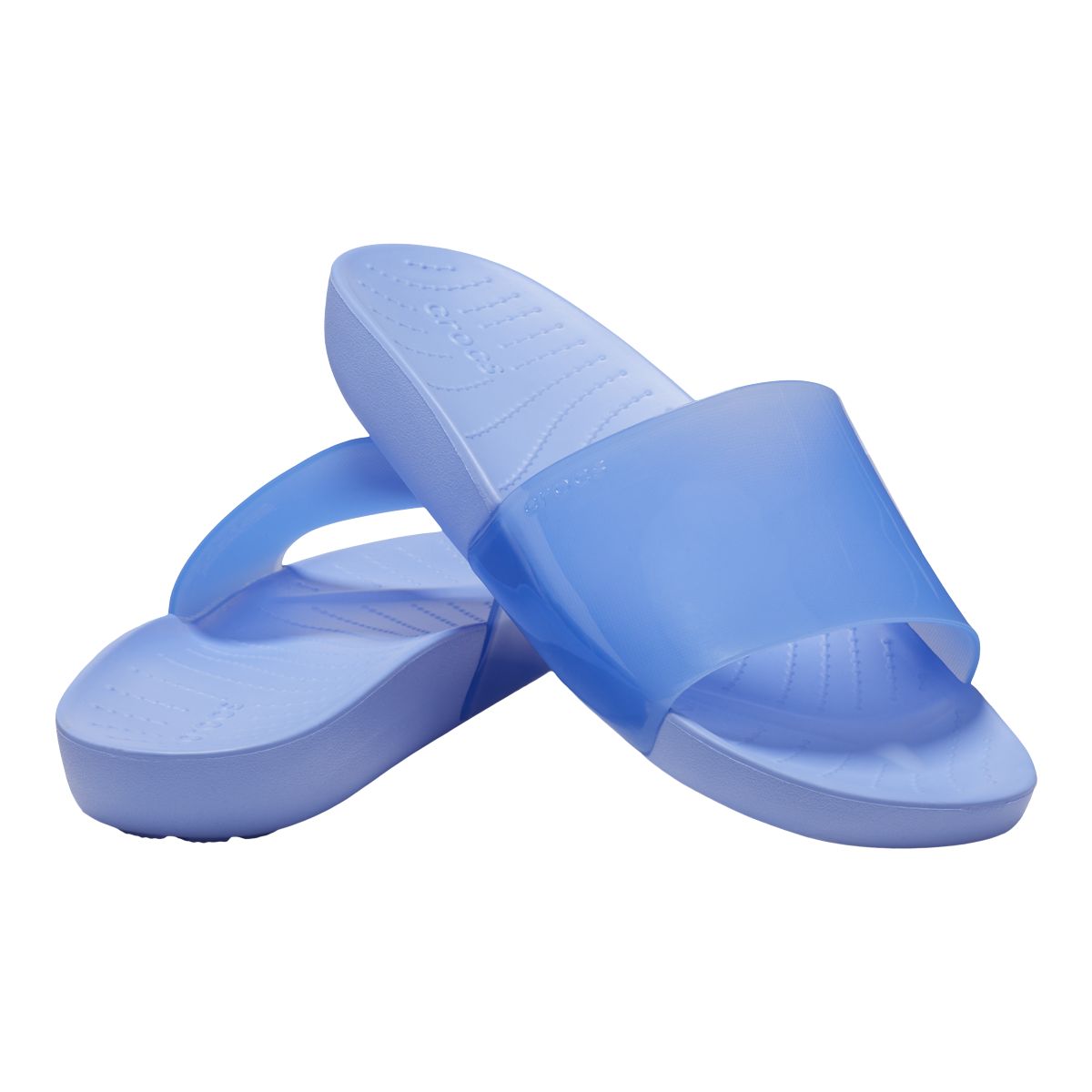 Crocs Ladies Flip Flop Splash Glossy Slide Slippers