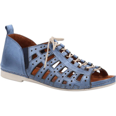 Riva Newport Women Leather Lace Up Casual Shoe