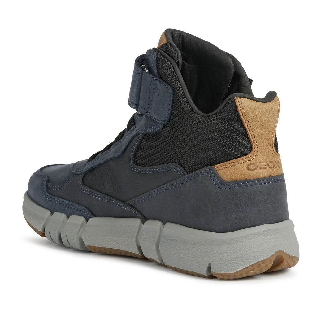 Geox Flexyper Rubber Sole Patented Aril Boy Ankle Boots