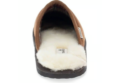 Lambretta Mule Steve Madden Men’s Suede Faux Shearling Rubber Sole Slippers