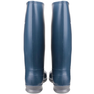 Dunlop Unisex Sport Wellington Blue Leather Boot