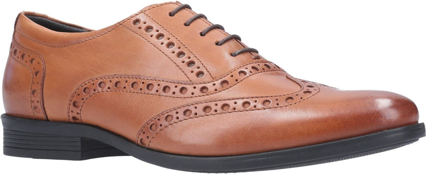 Hush Puppies Oaken Brogue Rite Senior Leather School Shoes