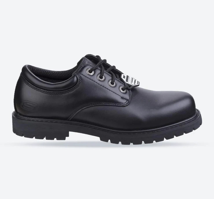 Skechers Work Cottonwood Elks Black Shoe