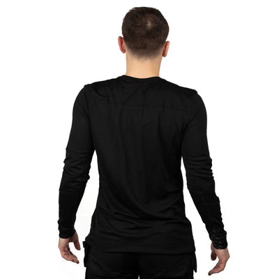 Helly Hansen Lifa Black Long-Sleeve Base Layer Crewneck