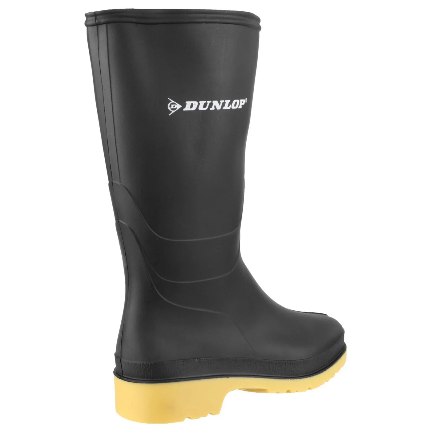 Dunlop Dull Waterproof Wellington Boot - Black