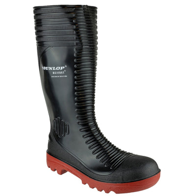 Dunlop Safety Ribbed Acifort Wellington Boots