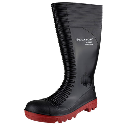 Dunlop Safety Ribbed Acifort Wellington Boots