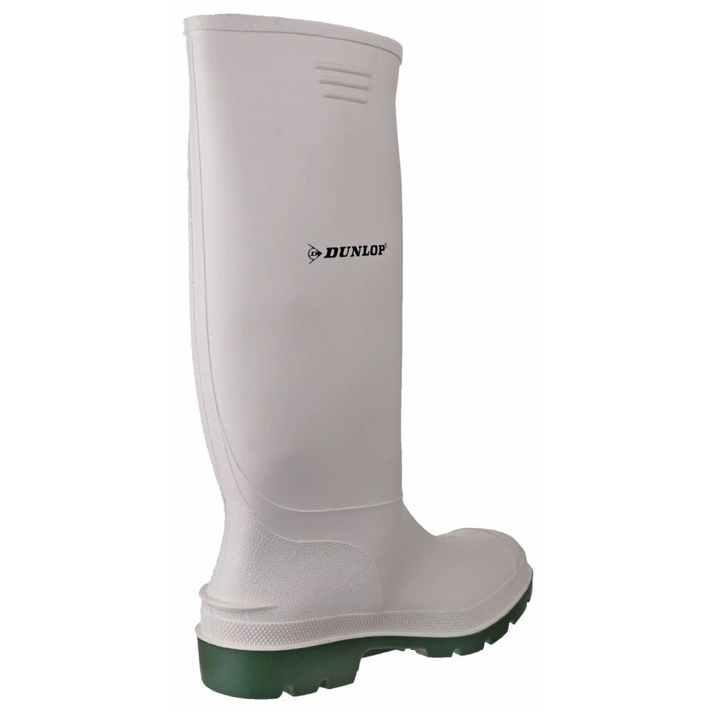 Dunlop Pricemastor White Wellington Industrial Work Boots