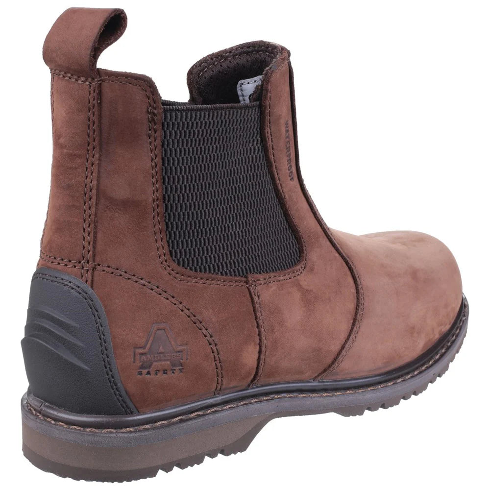 Amblers Safety Sperrin Injected Welt Waterproof Dealer Boot Brown