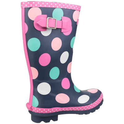 Cotswold Dotty Rain Wellington Boots