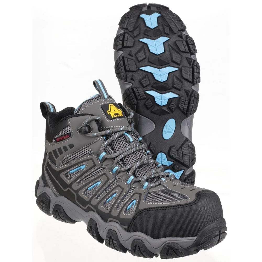 Amblers Safety Waterproof Non Metal Ladies Hiker