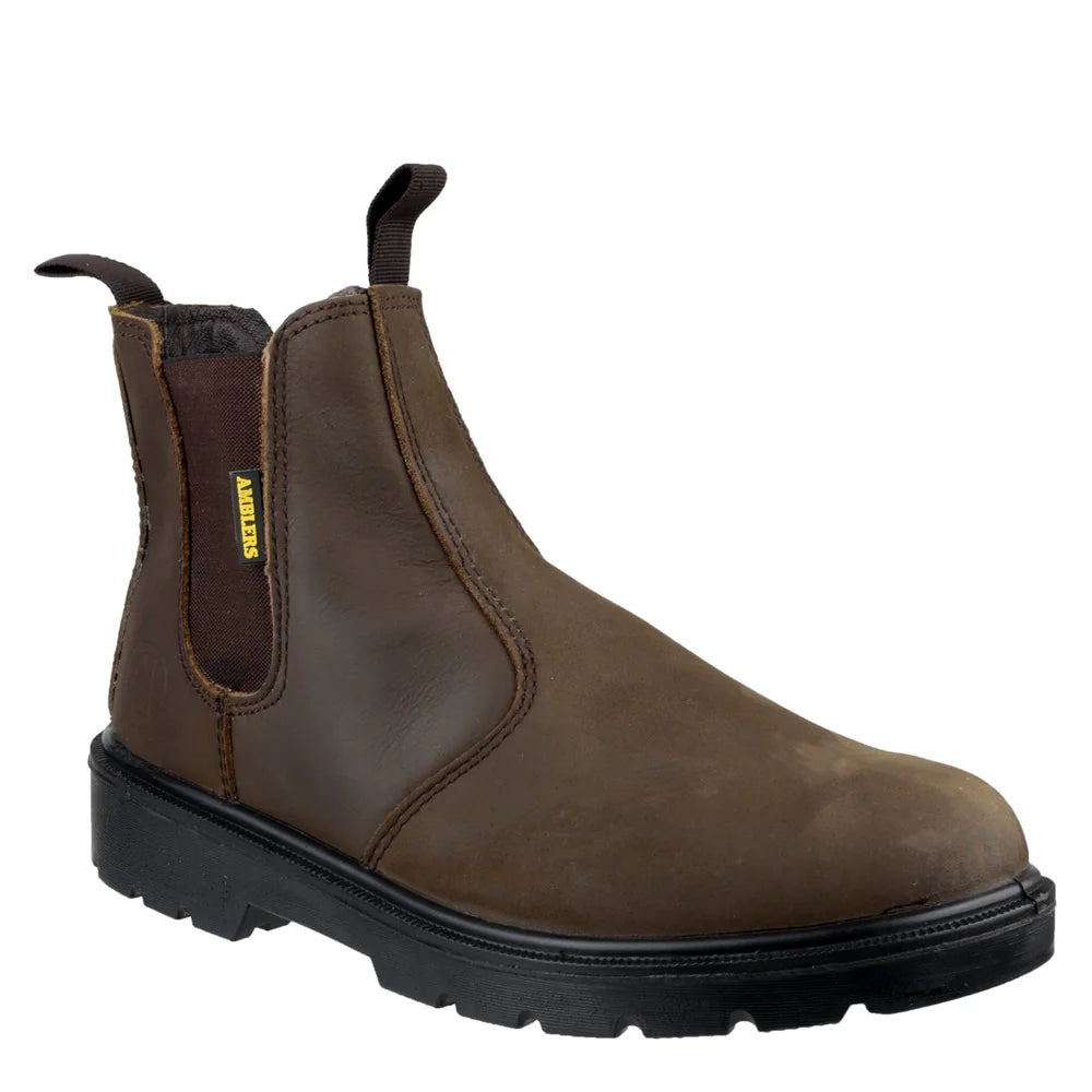 Amblers Safety Brown Steel Men's Safety Dealers Work Boots