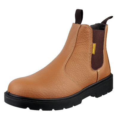 Amblers Safety Tan Density Pull-on Chelsea Boots