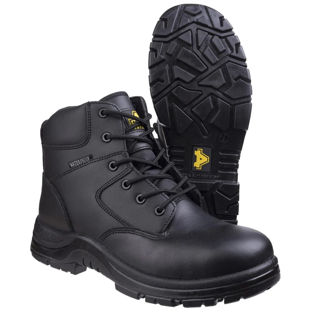 Amblers Safety Men's S1p Src Midsole Black Boot