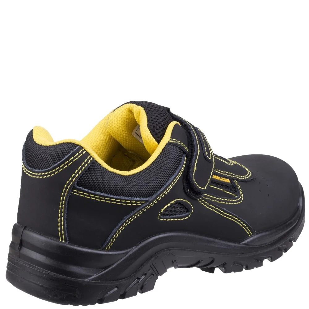 Amblers Safety Stylish Black Protective Work Safety Trainer