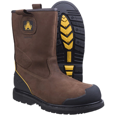 Amblers Safety Steel S3 Waterproof Brown Boot