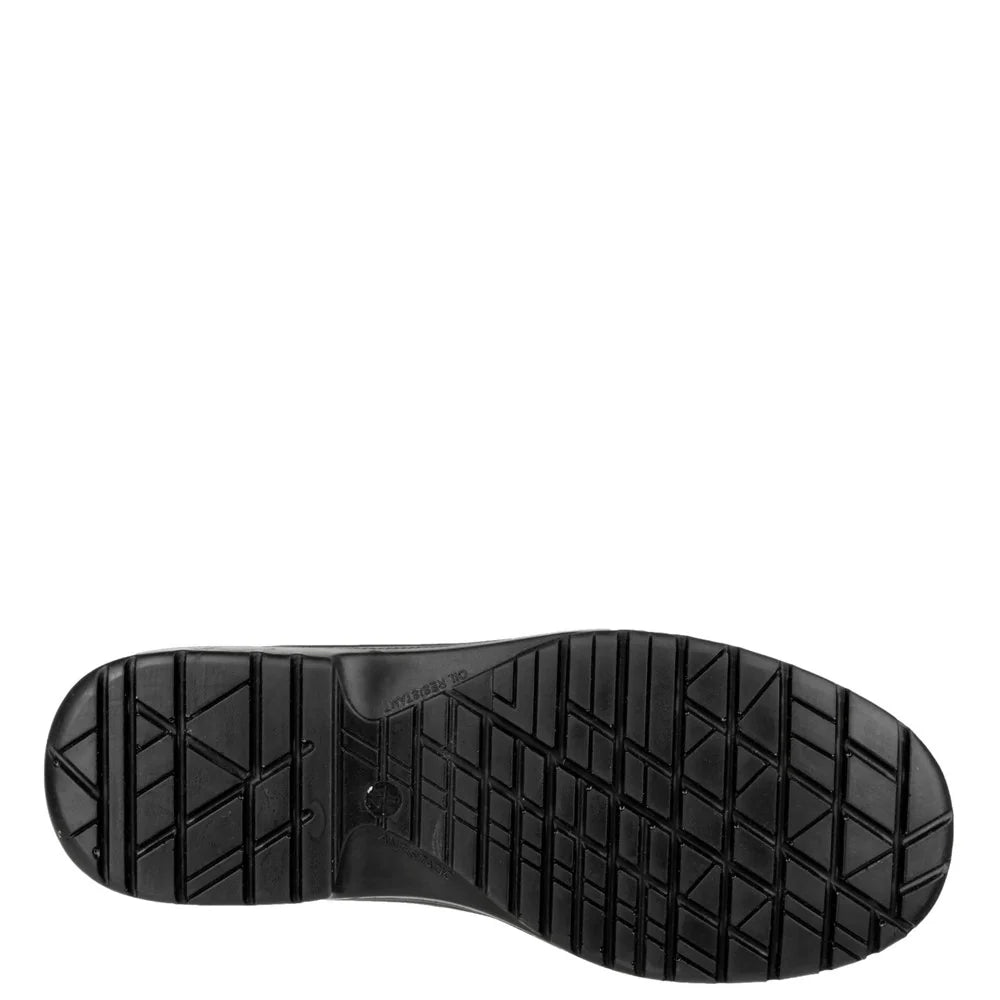 Amblers Safety Esd Micro Fibre Slip on Black Shoe