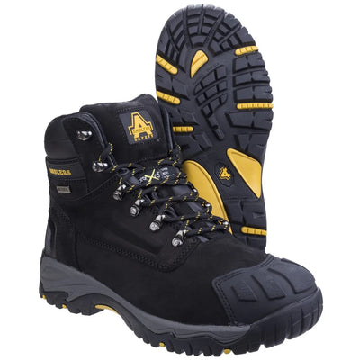 Amblers Safety S3 Wp Aegiswarm Mens Black Lace Up Boot