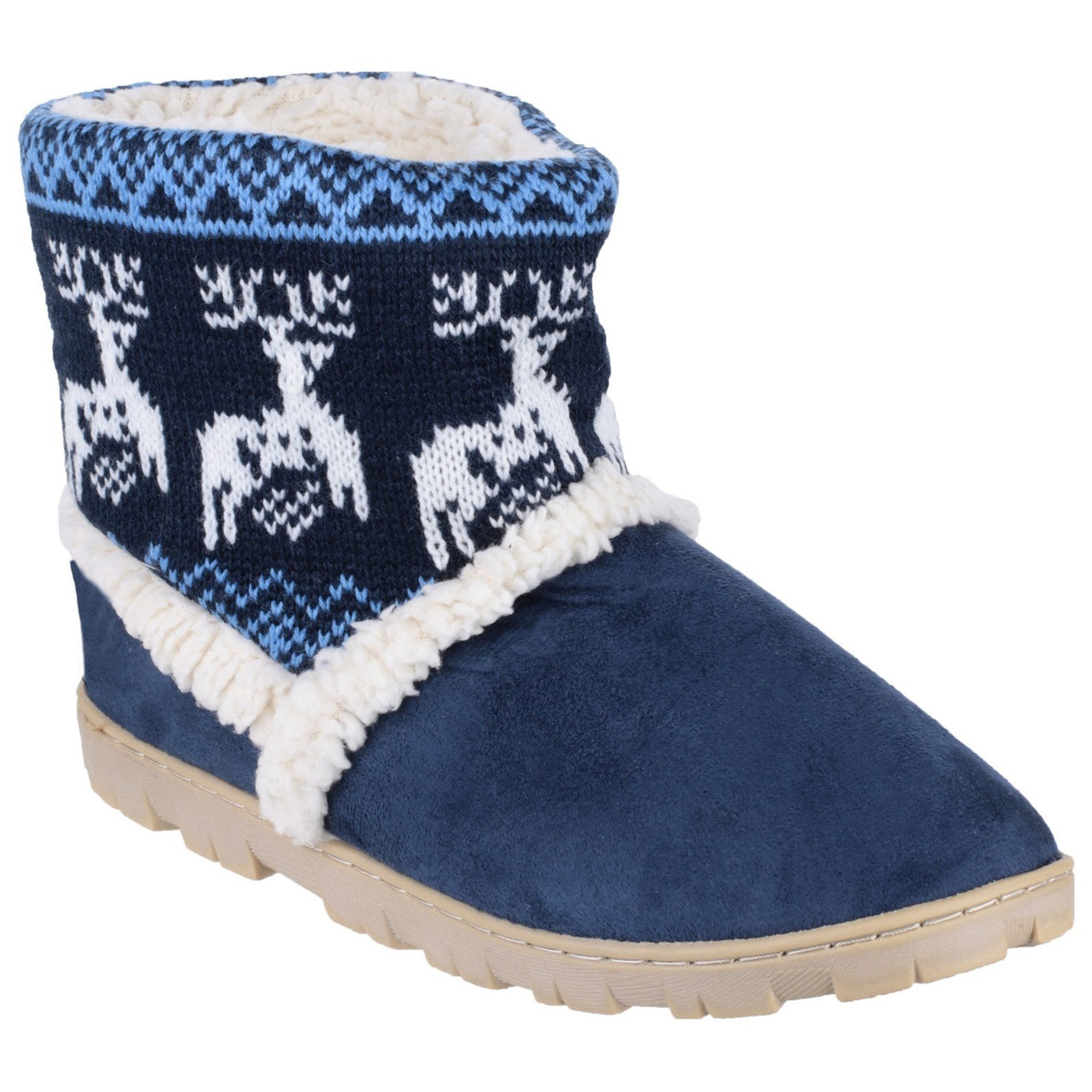 Mirak Denmark Faux Fur Lined Kids Suitable Loose Boot Slippers