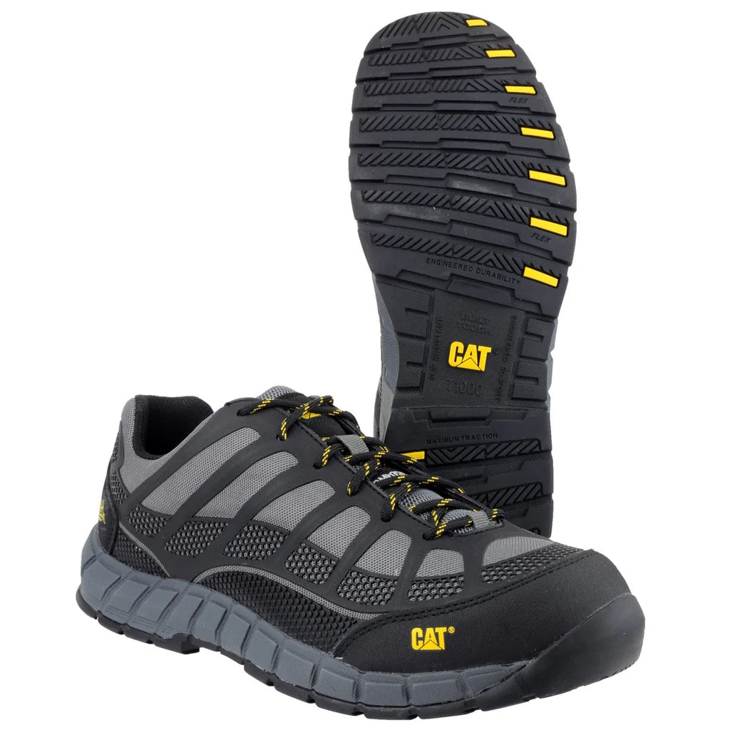 Caterpillar Grey Streamline Safety Work Trainer Shoes