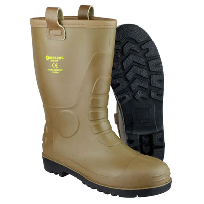 Amblers Safety Tan Pvc Rigger Light Brown Boot