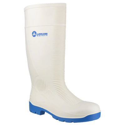 Amblers Safety Wellington Toe Food White Waterproof Boot