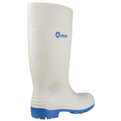 Amblers Safety Wellington Toe Food White Waterproof Boot