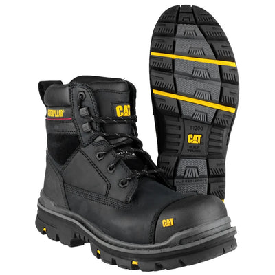 Caterpillar Gravel Men's Water Resistant Safety Boots In Black