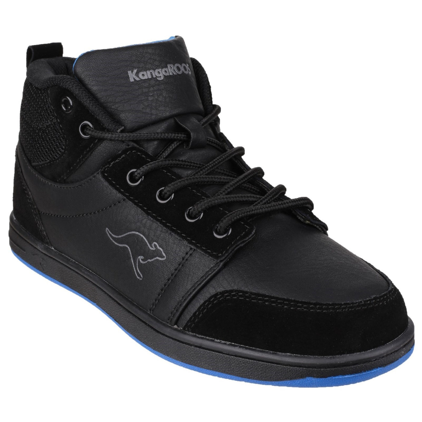 Kangaroos Skye Black/Grey Boys Trainer