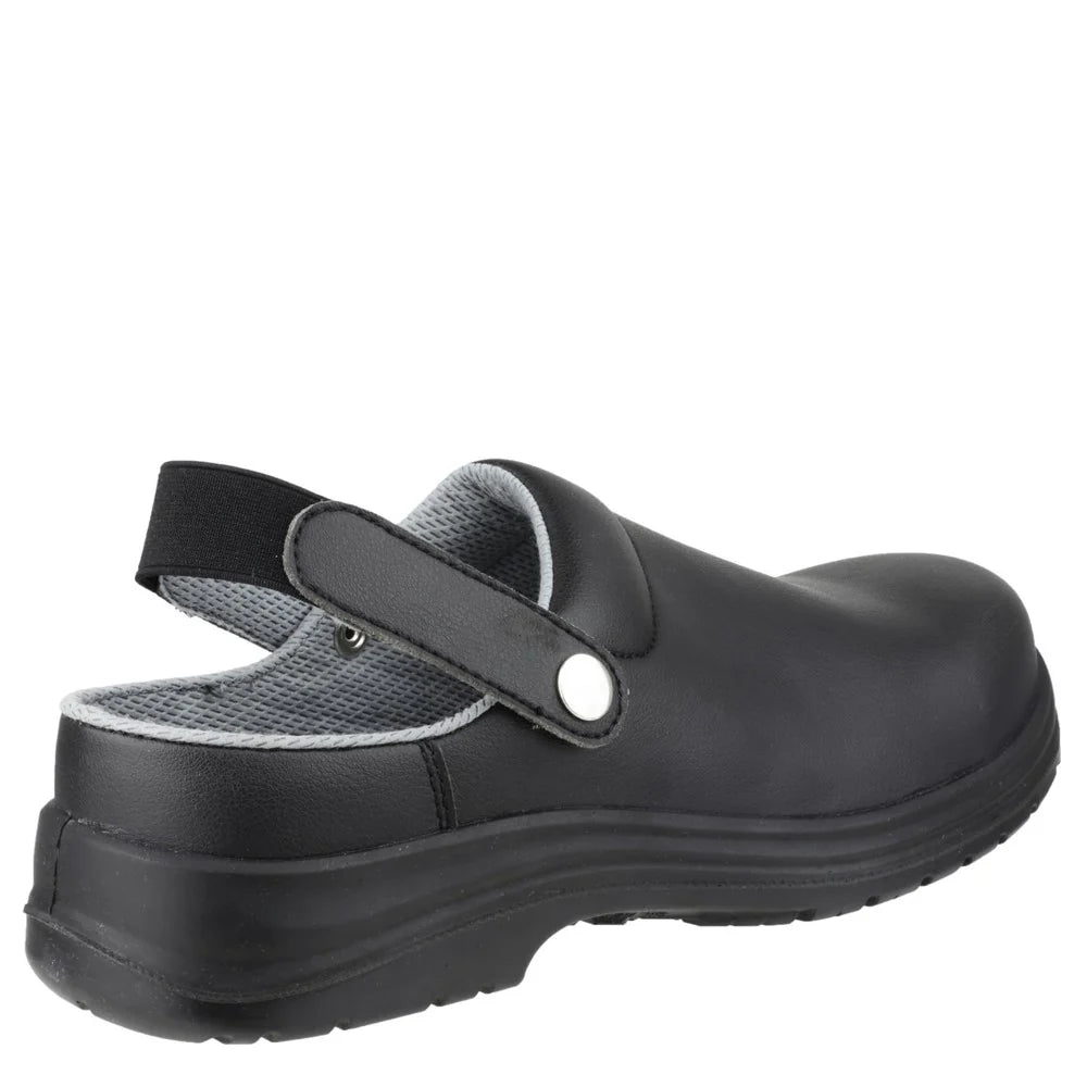 Amblers Safety Unisex Black Clog