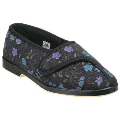 Gbs Wilma Wide Fit Women's Comfort Slipper