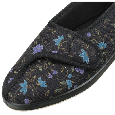 Gbs Wilma Wide Fit Women's Comfort Slipper