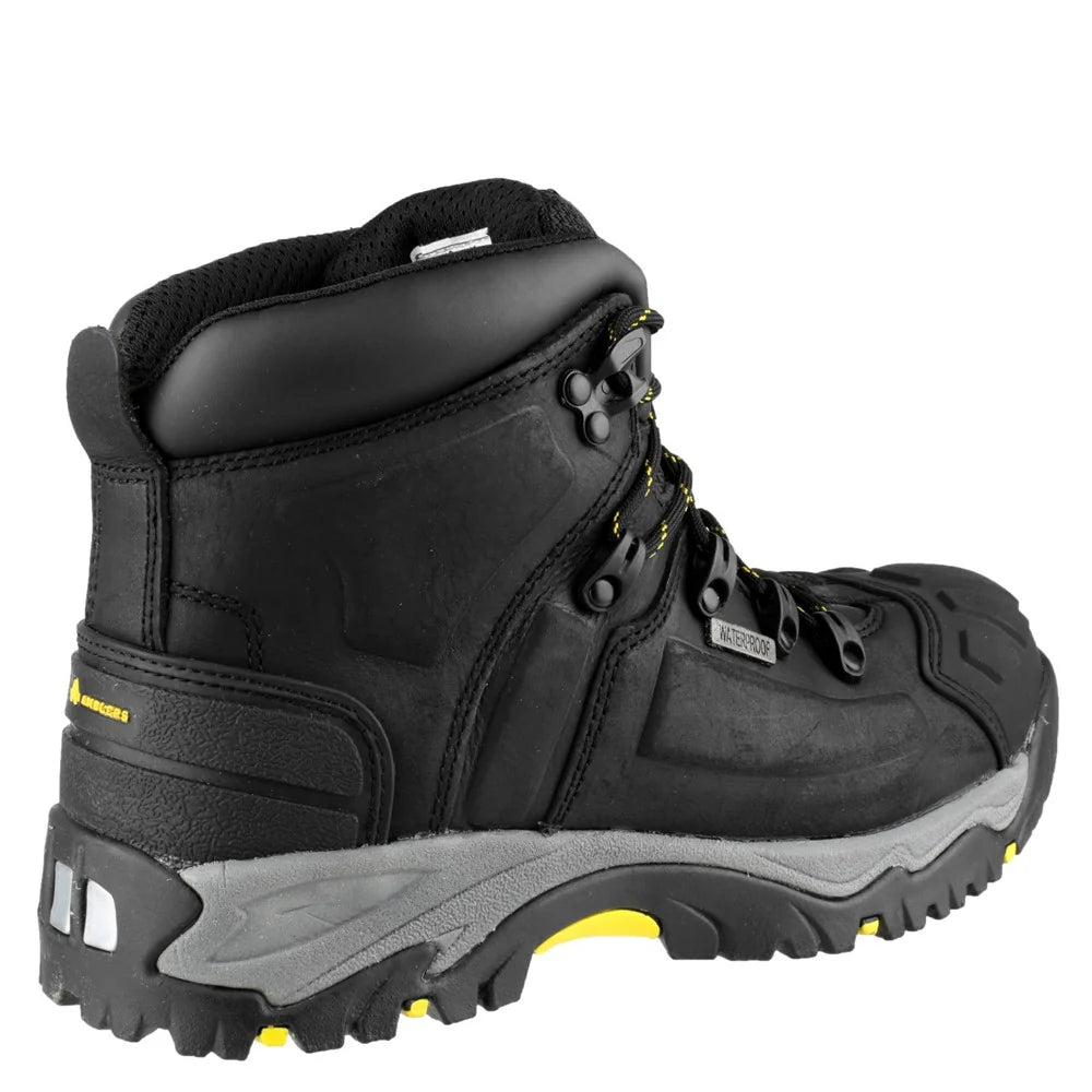 Amblers Safety Wide Fit Safety Waterproof Black Boot