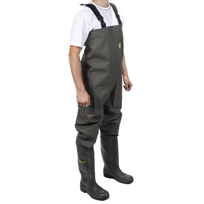 Amblers Safety Tyne Waterproof S5 Green Waders