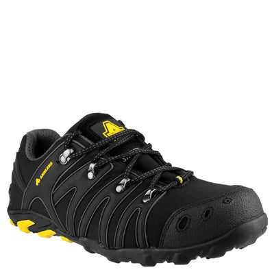 Amblers Safety Softshell Black/Yellow Trainer