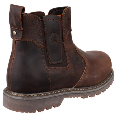 Amblers Safety Mens Leather Sbp Dealer Brown Boot