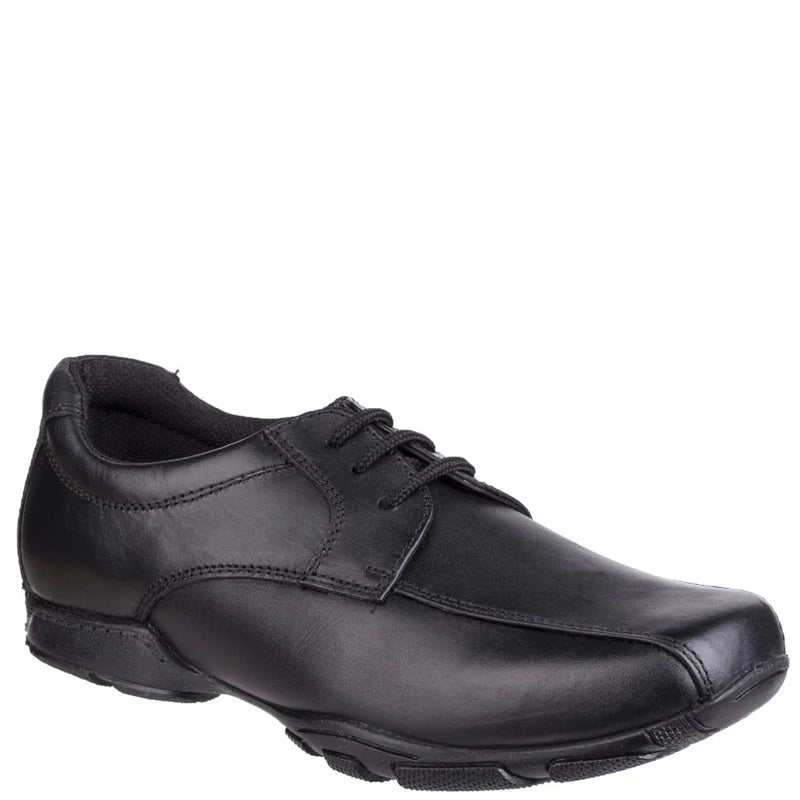 Hush Puppies Vincente Amber Black stockist formal leather school shoes