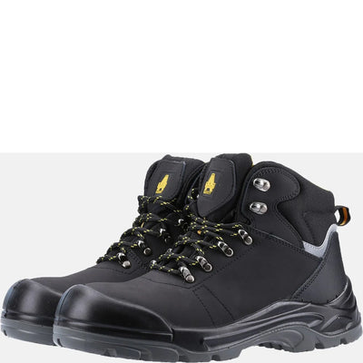 Amblers Safety Delamere Men's Lace Up Black Boot