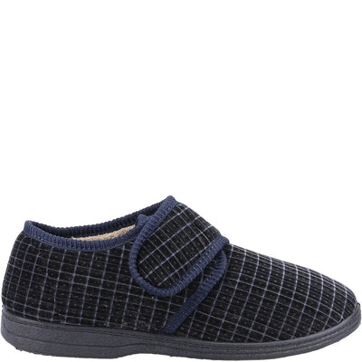 Fleet & Foster Sam Velcro Men's Touch Fastening Slipper