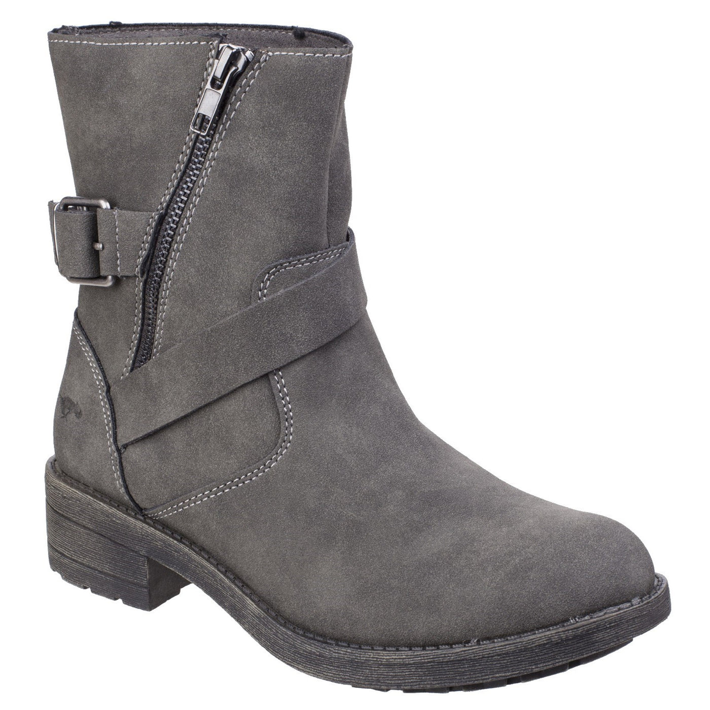 Rocket Dog Tour Ladies Leather Zippered Boots