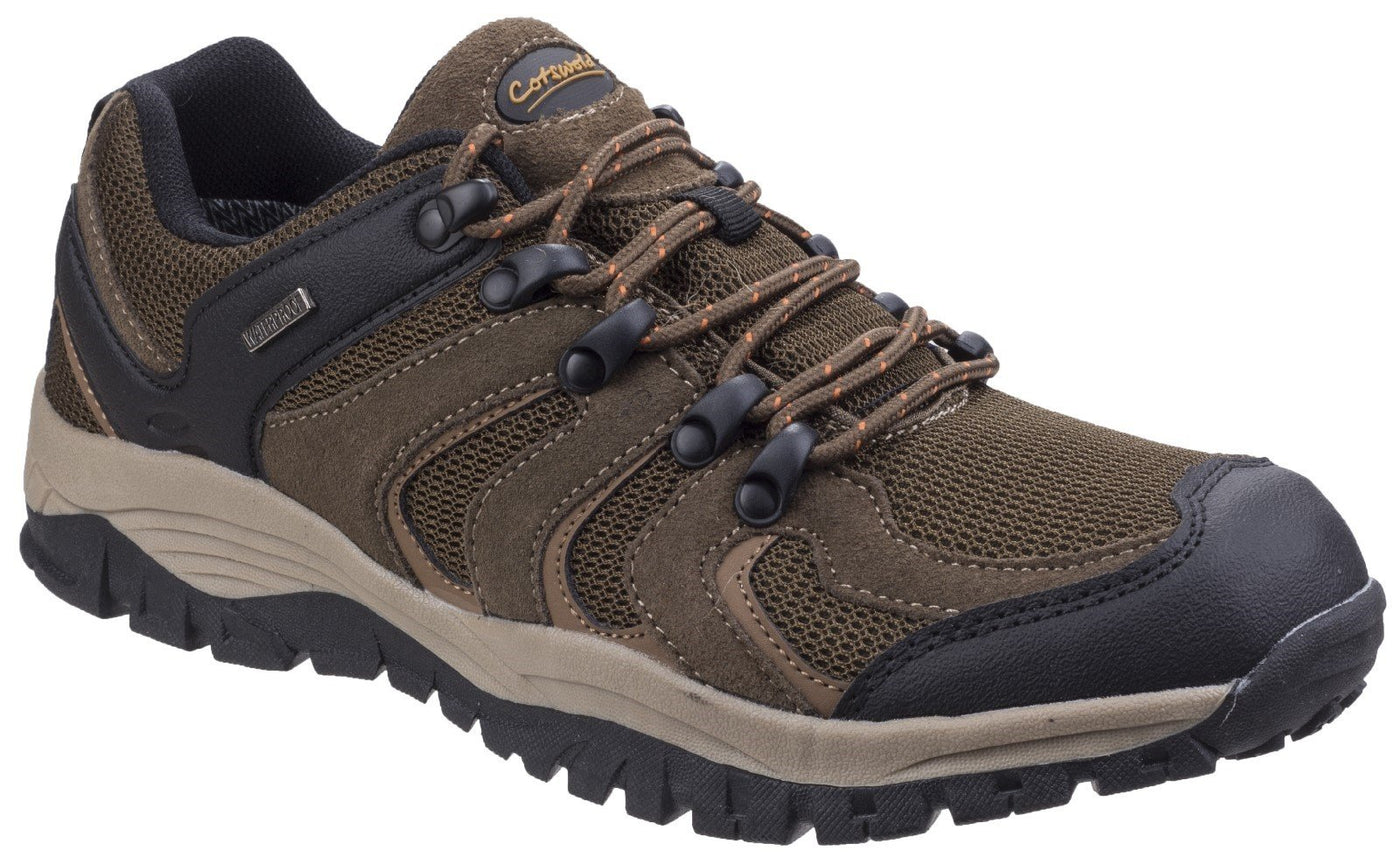 Cotswold Stowell Low Waterproof Mens Hiker Brown Shoe