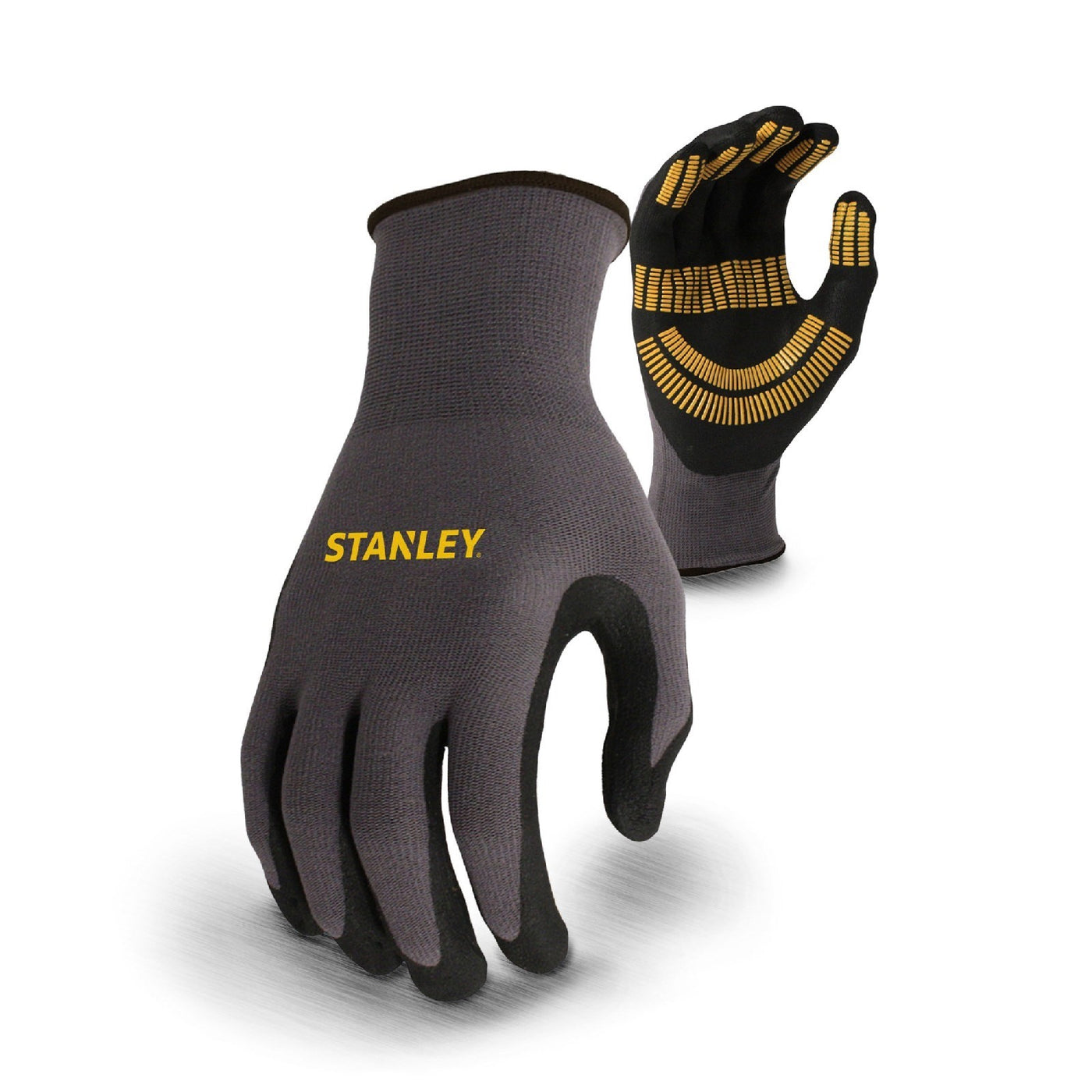 Stanley Razor Premium Gripper Utility Black/Yellow,Gloves