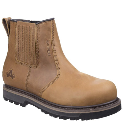 Amblers Safety Worton Goodyear Welted Dealer Brown Boot