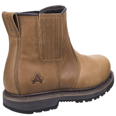 Amblers Safety Worton Goodyear Welted Dealer Brown Boot