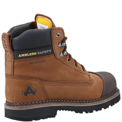 Amblers Safety Austwick Goodyear Welted Lace Up Brown Boot