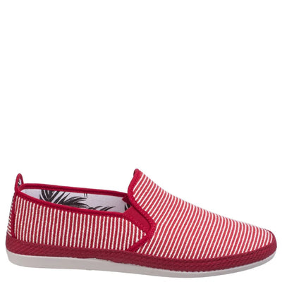 Flossy Brieva Espadrille Stripe Comfort Travel Fit Slip On Sneakers Casual