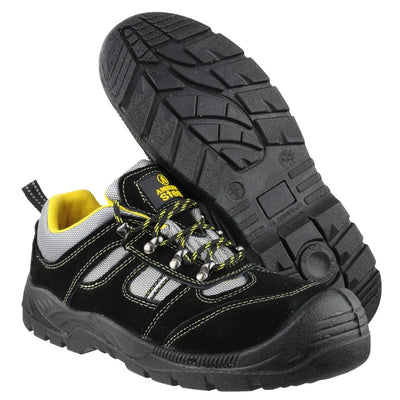 Amblers Safety Steel Black Trainer Secure And Stylish Footwear