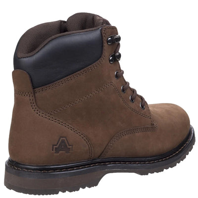 Amblers Safety Millport Lace Up Brown Boot