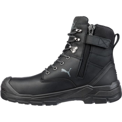 Puma Men's Conquest Black Leather Safety Boots